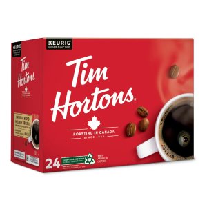 Tim Hortons原味中度烘焙咖啡24杯 K-Cup