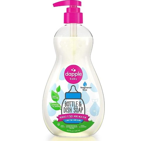 Dapple 婴儿奶瓶餐具清洁剂500ml 植物萃取无香更安全