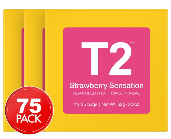 3 x T2草莓感觉茶包 25pk