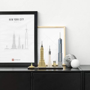 LEGO 建筑系列 绝美城市天际线,纽约、巴黎$49起