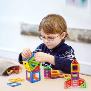 Tomons 儿童磁力片益智玩具套装 36片 稳定性好不易倒