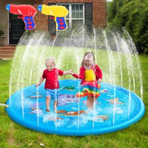 反季好价: MIBOTE 68英寸 儿童加大号喷泉戏水垫