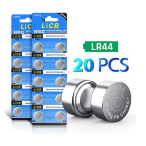 LiCB LR44纽扣电池20粒装 防泄漏保护 小身材多用途