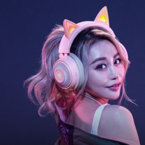 Razer 新品北海巨妖猫耳耳机上线 电竞萌妹必入装备