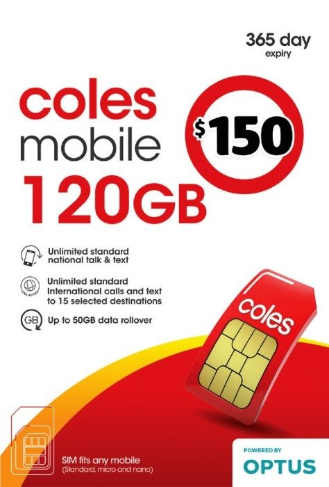 Vodafone手机预付卡 120GB