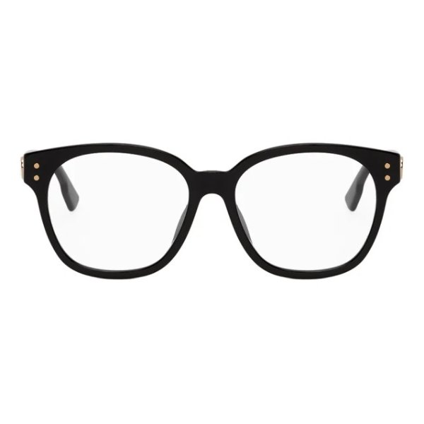 黑色 DiorCD1F 眼镜