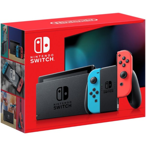 Nintendo Switch™ with Neon Blue and Neon Red Joy‑Con™ (New Box)