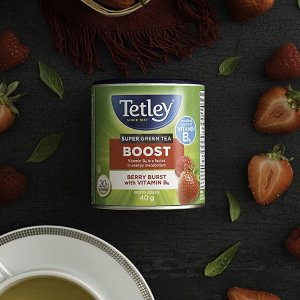 Tetley超级绿茶-莓果味VB6-20包