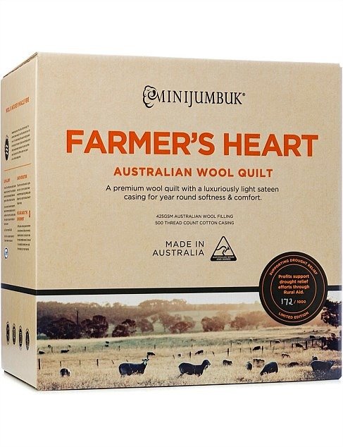 Farmer's Heart Australian 羊毛被