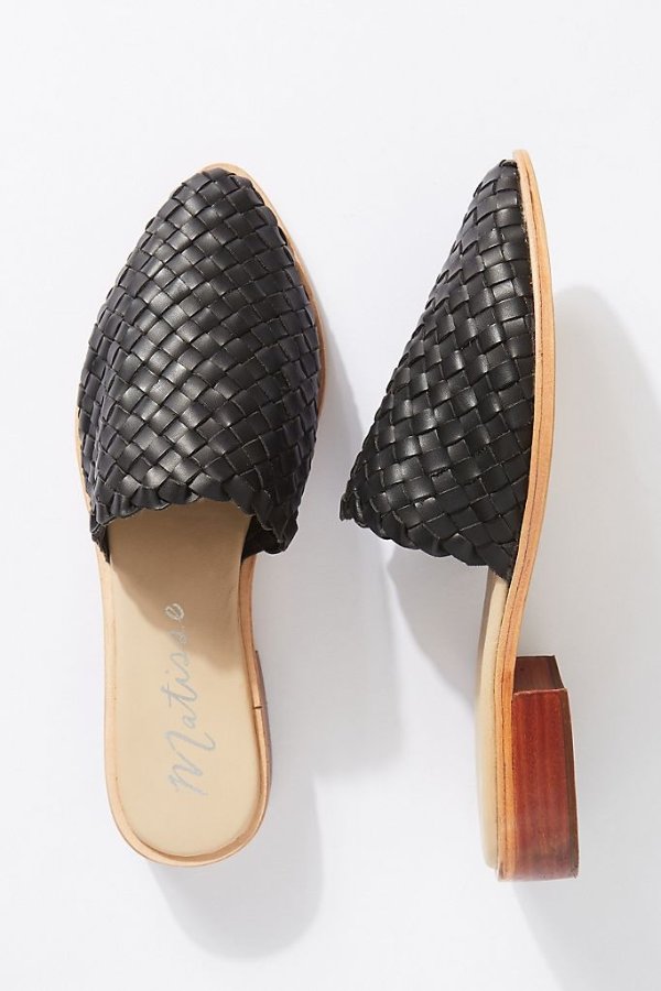 Matisse Woven 编织穆勒鞋