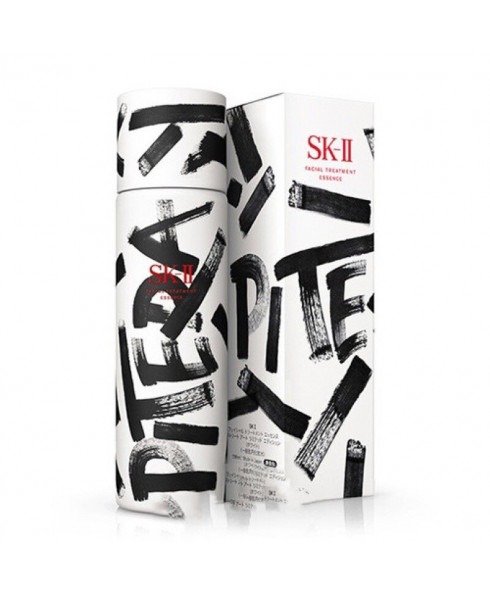SK-II - Street Art 4pcs (White) : Essence (230ml) Clear Lotion (30ml) Cleanser (20g) Milky Lotion (15g)
