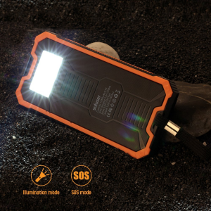 折扣升级：Soluser  15000mAh便携式太阳能双口移动充电宝