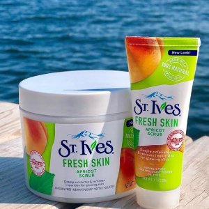 St. Ives 圣艾芙 身体、护肤热卖 收杏子去角质磨砂膏