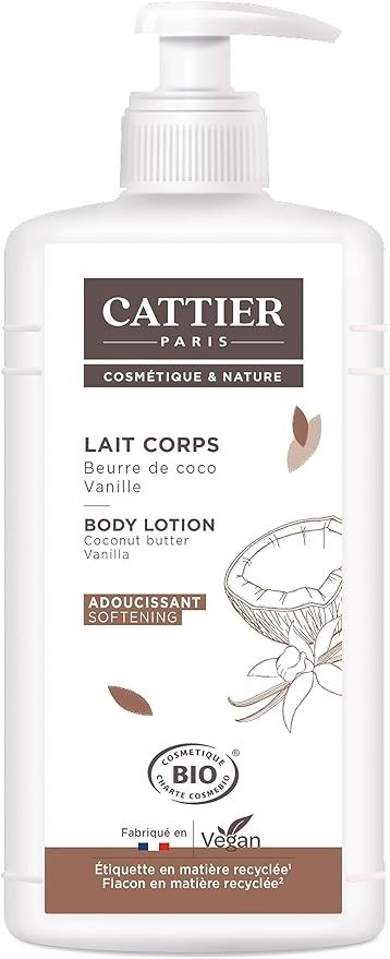 Cattier 有机椰子&香草身体乳 500ml