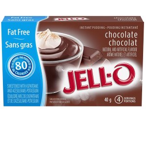 Jell-O 无脂肪即食巧克力布丁40g*24个 零脂零糖减肥好伴侣