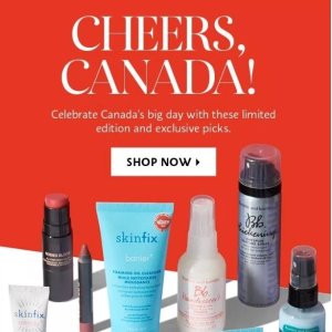 Canada Day：限量护肤、彩妆套装热卖 收摩洛哥发油