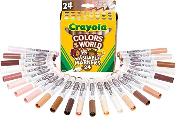 24色装可水洗马克笔