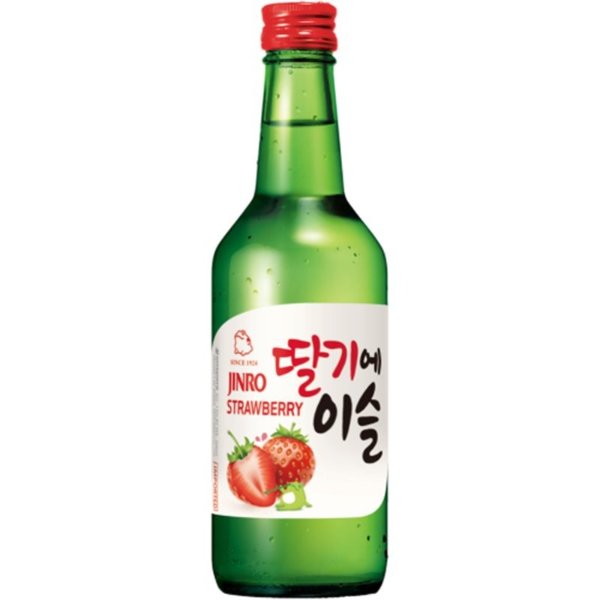 韩国 JINRO 真露烧酒 蒸馏酒 草莓味 13%vol 360ml	打酱油 欧洲线上亚超