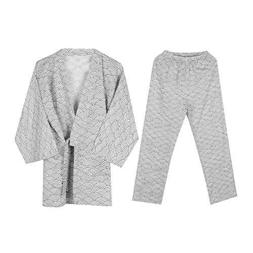 日式棉麻睡衣