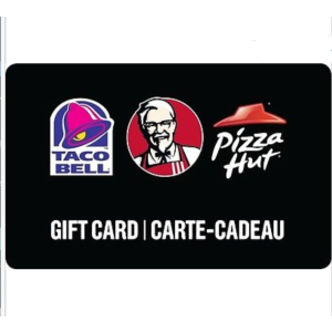 Pizza Hut, KFC, Taco Bell礼卡促销
