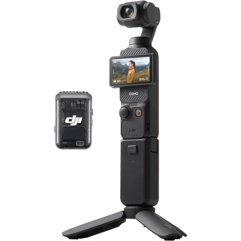 新品上市：DJI Osmo Pocket 3 口袋云台相机1英寸CMOS+旋转屏设计$719