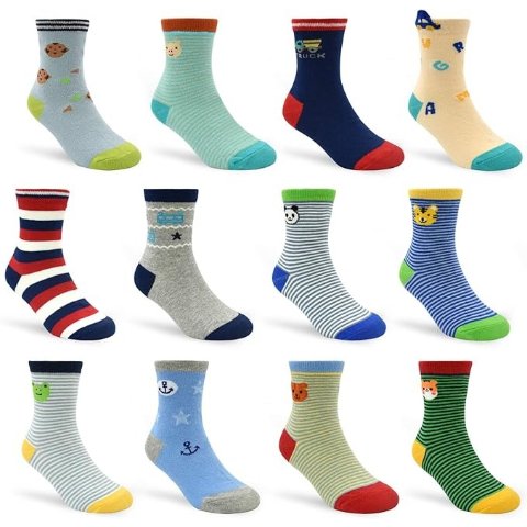 宝宝防滑袜 12双装