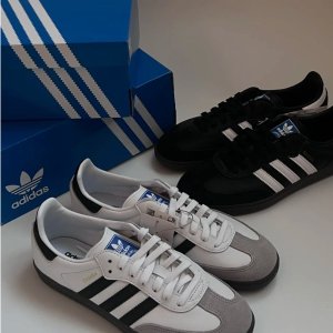 adidas官网 Samba复古德训鞋 春夏百搭鞋 BP同款 全网疯抢！