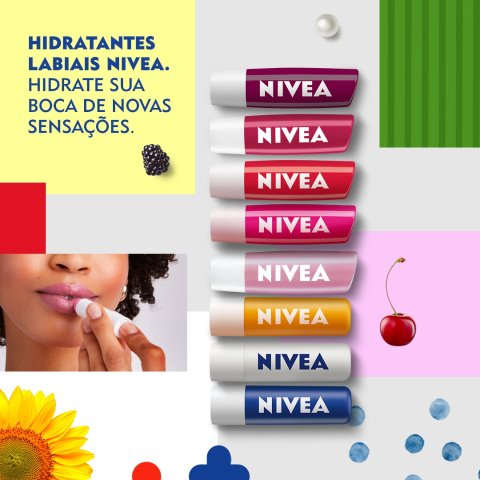 2支仅$3.77 (S家$4.24断货)NIVEA 护唇膏套装 芦荟乳木果 修护淡唇纹 滋润一整天