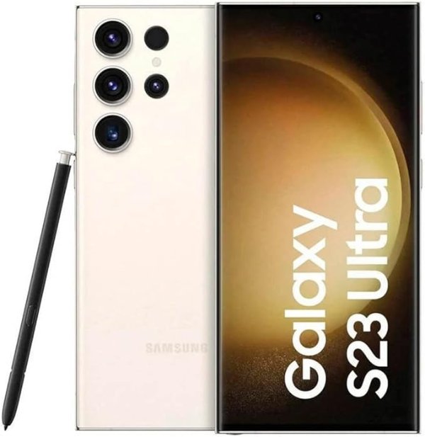 Galaxy S23 Ultra (S918) Dual 5G 256GB 8GB RAM (Cream) White手机