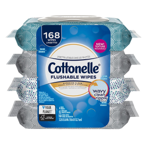 Cottonelle Fresh Care 湿纸巾 42张x4包 可冲马桶