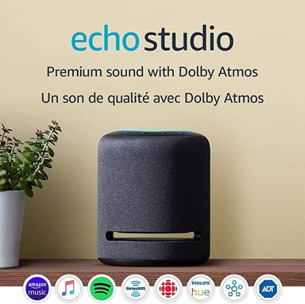 Echo Studio +6个月免费Amazon Music Unlimited