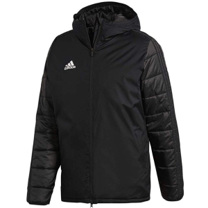 Adidas 男士 logo 款冬季棉夹克 XL码