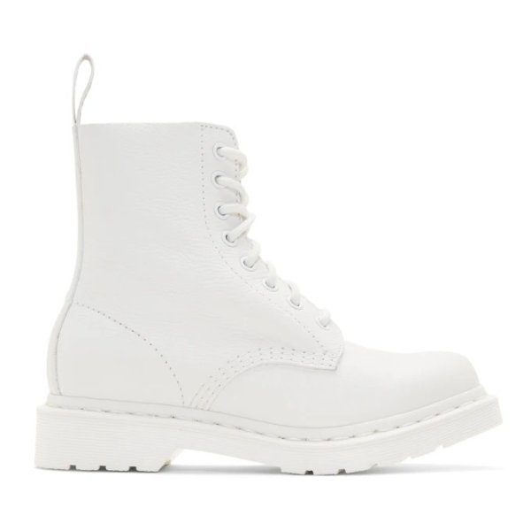 白色 1460 Pascal 马丁靴
