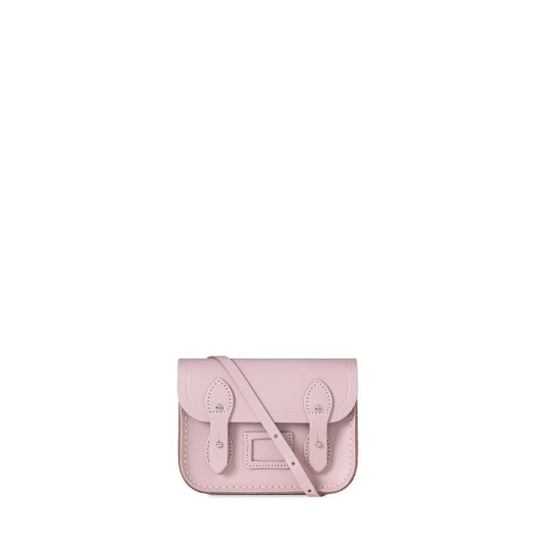 Tiny Satchel in Leather - Dusky Rose