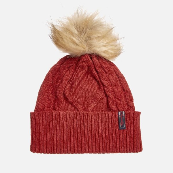 红色毛线帽
