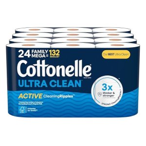 💥史低价💥：Cottonelle 超净系列舒适卫生纸 24巨卷=108卷