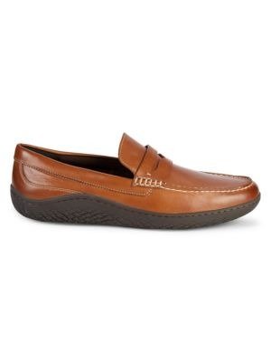 Grand Traveler Leather Penny Loafers
