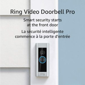 Ring Pro 1080P全高清WiFi智能门铃 高清视频 动态报警 守护安全