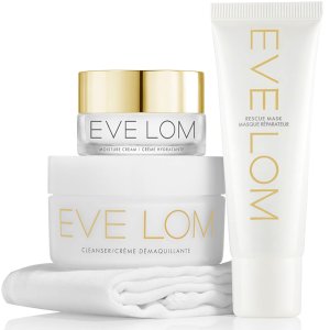 逆天价：Eve Lom 卸妆膏4件套 含急救面膜、保湿霜、卸妆巾