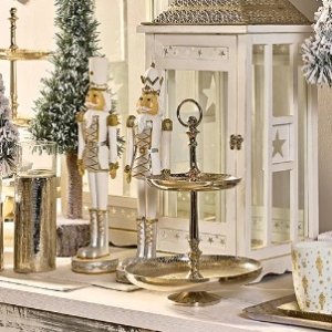 2折起 蜡烛装饰架€21Zalando 圣诞装饰品专场 圣诞树、餐具、槲寄生等