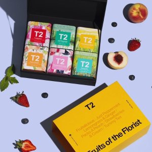 T2 母亲节限定茶包、茶具上新 封面款水果茶套盒$54
