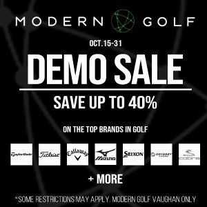Modern Golf demo sale 开仓来啦 持续15天