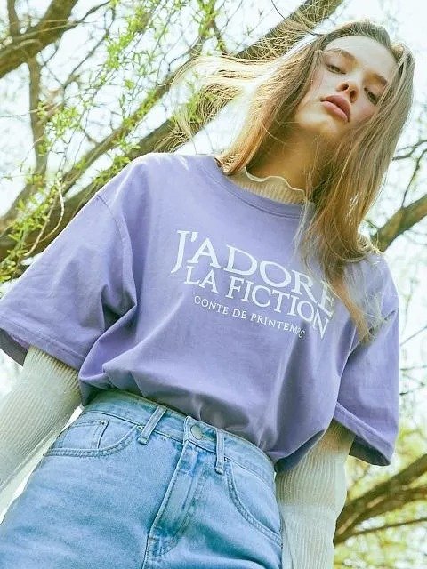 薰衣草紫 T恤