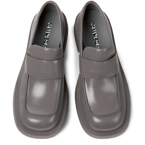Moccasins 1977灰色皮鞋