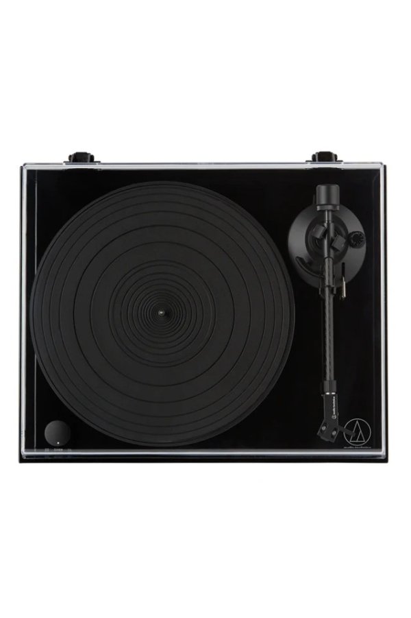 黑色 AT-LPW50PB 皮带传动唱盘机