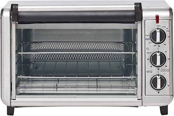 RHTOV25 Air Fry Crisp 'N Bake Toaster Oven, Silver