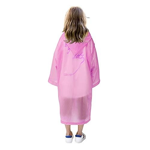 VCOSTORE 儿童粉色雨衣