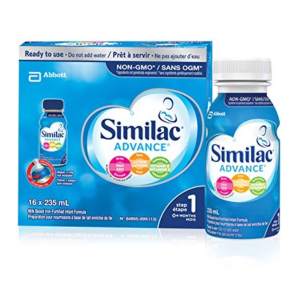 Similac Advance Step 1 不含转基因原料即开即饮配方液体配方奶 16瓶X235ml