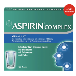 ASPIRIN 阿司匹林冲剂 止痛、消炎、退热 感冒鼻塞和疼痛