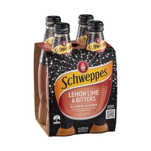 Buy Schweppes Lemon Lime Bitters Classic Mixers Multipack Bottles